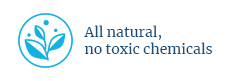 All natural, no toxic chemicals